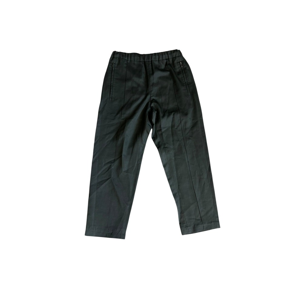 Marni Summer Edition 2010 Black Tapered Cropped Elastic Waist Pants Womens 26